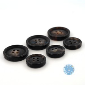 (3 pieces set) 15mm & 20mm Cow Horn Buttons