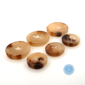 (3 pieces set) 15mm & 20mm Cow Horn Buttons