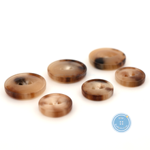 Load image into Gallery viewer, (3 pieces set) 15mm &amp; 20mm Cow Horn Buttons
