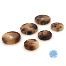 將圖片載入圖庫檢視器 (3 pieces set) 15mm &amp; 20mm Cow Horn Buttons
