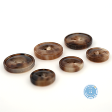 Load image into Gallery viewer, (3 pieces set) 15mm &amp; 20mm Cow Horn Buttons
