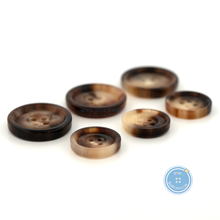 Load image into Gallery viewer, (3 pieces set) 15mm &amp; 20mm Cow Horn Buttons
