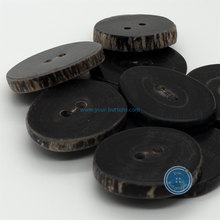 Load image into Gallery viewer, (2 pieces set) 25-35mm Hand-Made Slice Horn Button
