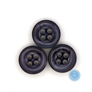 (3 pieces set) 11mm Blue Mother of Pearl Button