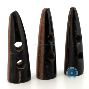 (1 piece set) 50mm Hand-Made Wooden and Horn inlay button