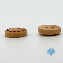 Load image into Gallery viewer, (3 pieces set) 9mm Wood button
