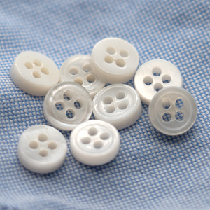 (3 pieces set) 9mm,10mm & 11.5mm Thick River shell shirt button
