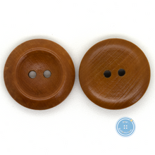 Load image into Gallery viewer, (3 pieces set) 18mm-2hole Brown Wooden Button
