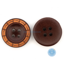 Load image into Gallery viewer, (3 pieces set) 15mm,16mm,17mm,18mm &amp; 19mm Wooden Button with laser
