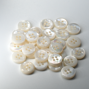(3 pieces set) 11.5mm MOP Button with 3mm