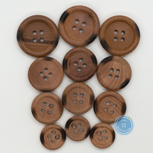 Load image into Gallery viewer, (3 pieces set) 12mm,14mm, 15mm,18mm 19mm &amp; 23mm Wood button
