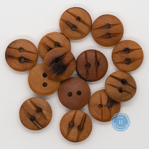 (3 pieces set) 12mm Wood button