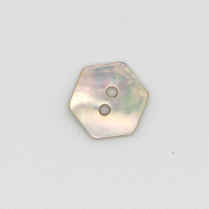 (3 pieces set)  13mm Hexagon Akoya shell