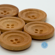Load image into Gallery viewer, (3 pieces set) 22mm British style Wood button
