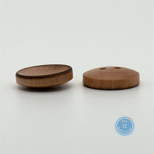 Load image into Gallery viewer, (3 pieces set) 15mm Burnt Wooden Button
