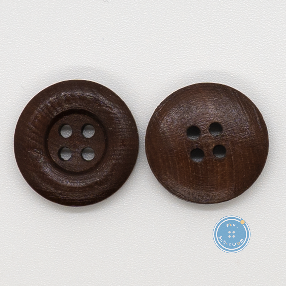 (3 pieces set) 21mm Wood button