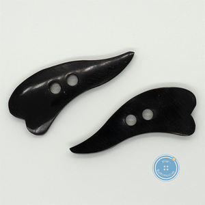 (2 pieces set) 51mm Hand-Made Horn Toggle