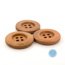 Load image into Gallery viewer, (3 pieces set) 38mm Large Big RIM Wooden Button
