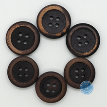 Load image into Gallery viewer, (3 pieces set) 19mm &amp; 21mm Vintage Wood button
