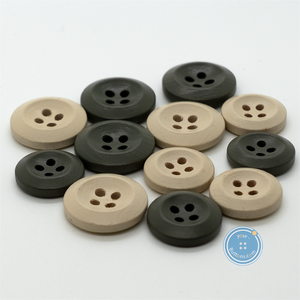 (3 pieces set) 15mm & 18mm Wood button