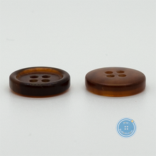 Load image into Gallery viewer, (3 pieces set) 14mm Real Horn Button Light Brown
