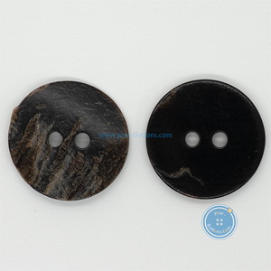 (2 pieces set) 31mm Hand-Made Horn Button