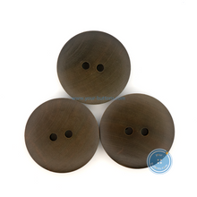 Load image into Gallery viewer, (3 pieces set) 27mm Olive Green Wooden Button
