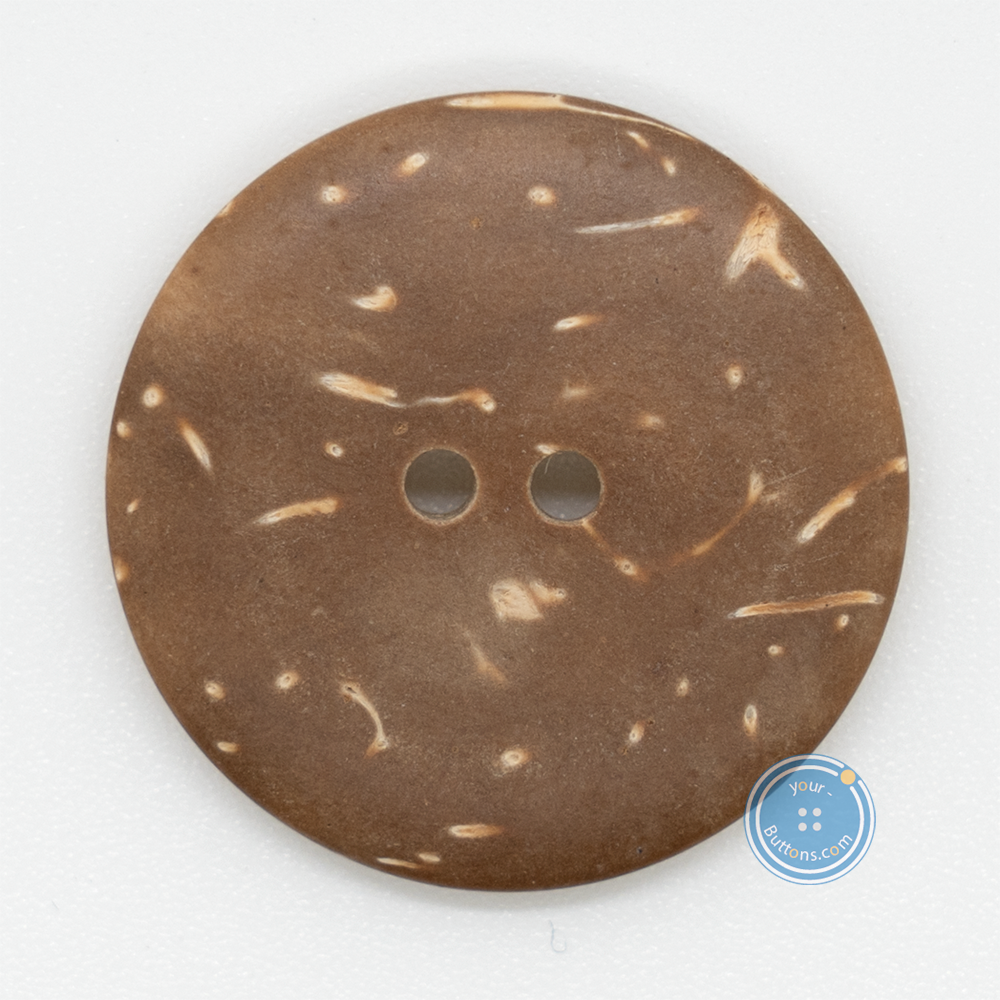 (3 pieces set) 28mm Bleached Coconut Button