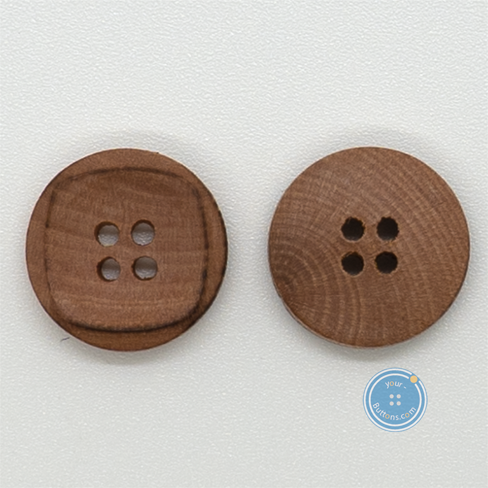 (3 pieces set) 17mm Wood button