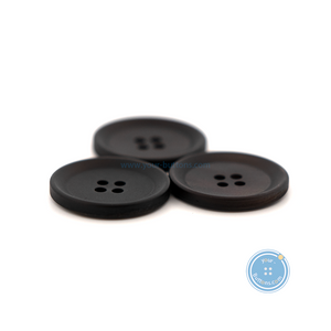 (3 pieces set) 20mm MOP Button with TOP Matt Brown Colored