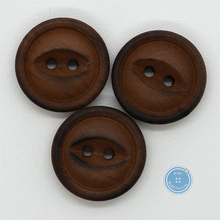 Load image into Gallery viewer, (3 pieces set) 19mm Fisheye Wood button
