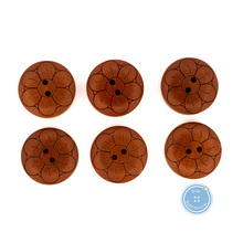 Load image into Gallery viewer, (3 pieces set) 20mm 2hole Wooden Button (Thin and Thick version)
