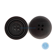 Load image into Gallery viewer, (3 pieces set) 22mm Wooden Button Natural &amp; Dark Brown
