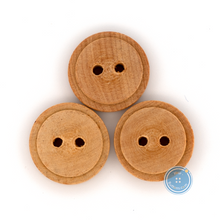 Load image into Gallery viewer, (3 pieces set) 13mm &amp; 15mm 2hole Wooden Button
