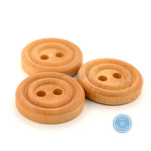 (3 pieces set) 15mm Wooden Button