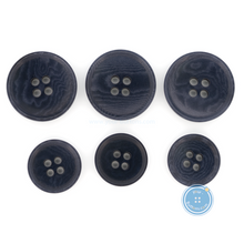 Load image into Gallery viewer, (3 pieces set) 15mm &amp; 20mm Navy Corozo Button
