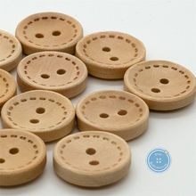 Load image into Gallery viewer, (3 pieces set) 15mm Wood button
