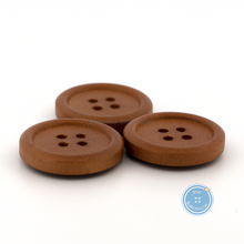 Load image into Gallery viewer, (3 pieces set) 20mm Brown Wooden Button
