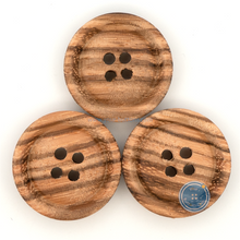 Load image into Gallery viewer, (3 pieces set) 20mm Acacia Wooden Button
