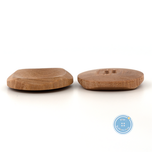 (3 pieces set) 15mm,22mm,27mm & 31mm 4hole Wooden Button with Burnt