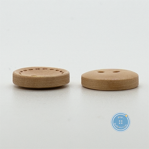 (3 pieces set) 15mm Wood button