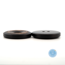 Load image into Gallery viewer, (3 pieces set) 30mm DTM Black Wooden Button with Distressed
