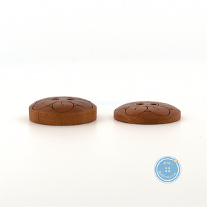 (3 pieces set) 20mm 2hole Wooden Button (Thin and Thick version)