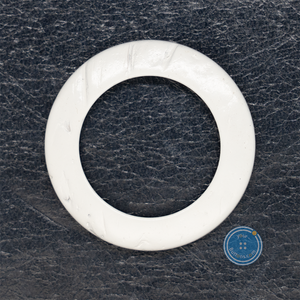 (1 pieces set) 38mm Coconut shell Ring (SPRAY White)