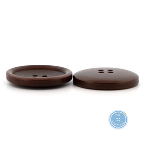 (3 pieces set) 28mm Dark Brown Corozo Button