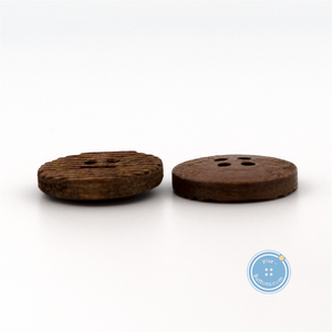 (3件套) 12.5mm &amp; 15mm 4hole Wooden Button with Laser