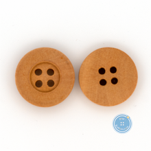 Load image into Gallery viewer, (3 pieces set) 15mm &amp; 17mm 4hole Wooden Button
