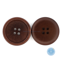 Load image into Gallery viewer, (3 pieces set) 28mm Dark Brown Corozo Button
