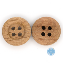 Load image into Gallery viewer, (3 pieces set) 14mm Natural Beech Wood Button
