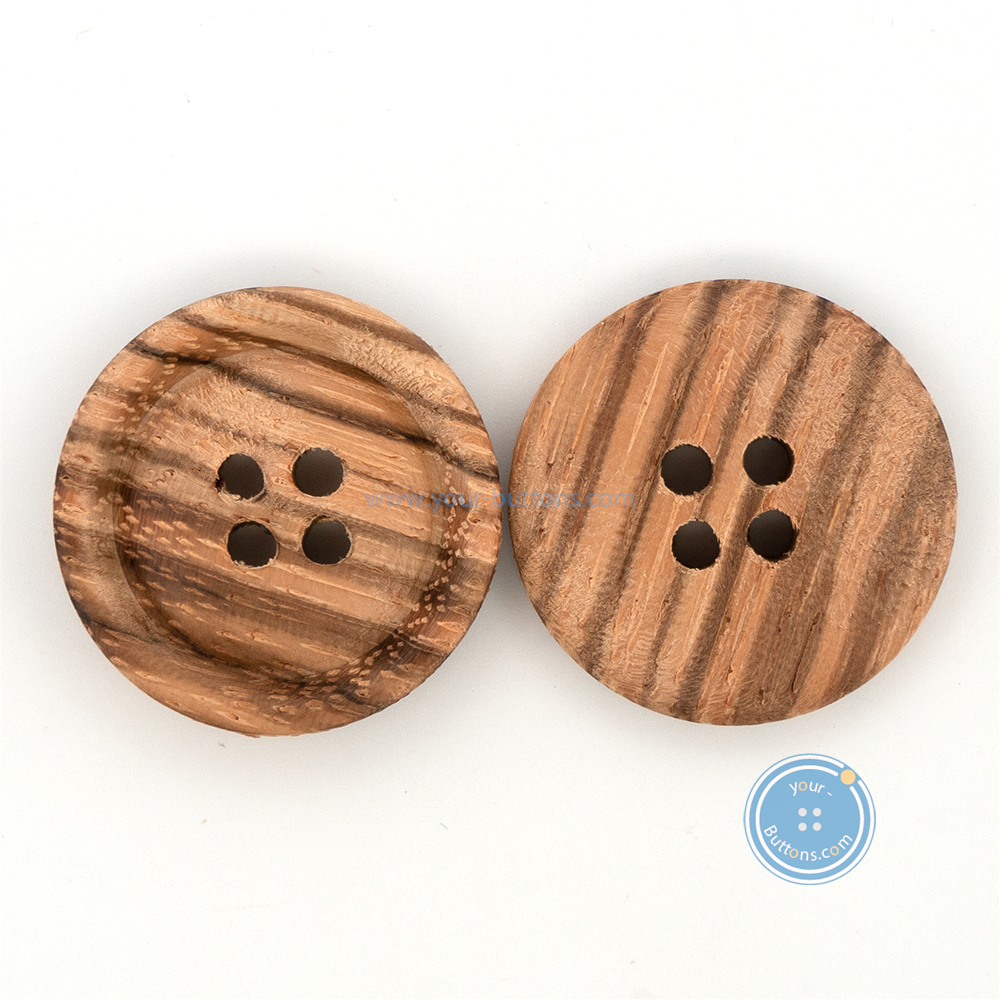 (3 pieces set) 20mm Acacia Wooden Button